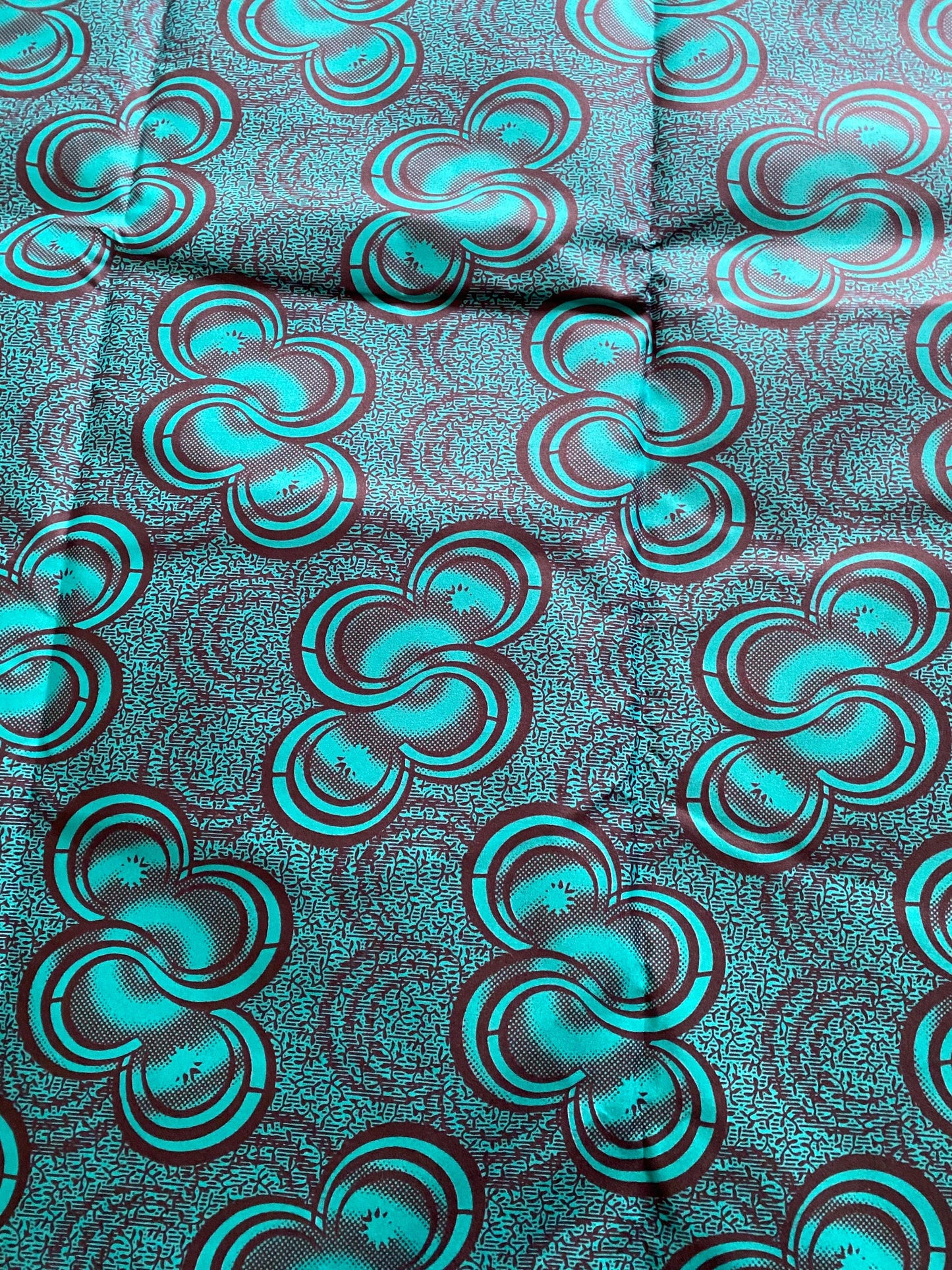 Polycotton African Fabric 6 Yards Soft Ankara Wax Print Material