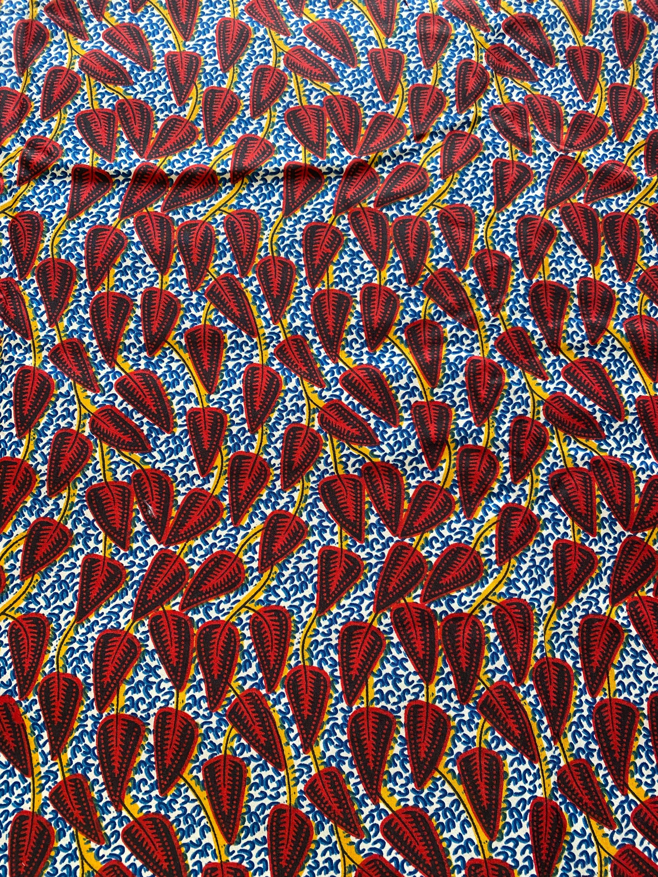 Polycotton African Fabric 6 Yards Soft Ankara Wax Print Material