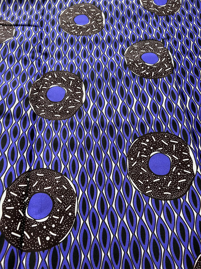 Polycotton African Fabric 6 Yards Soft Ankara Wax Print Material