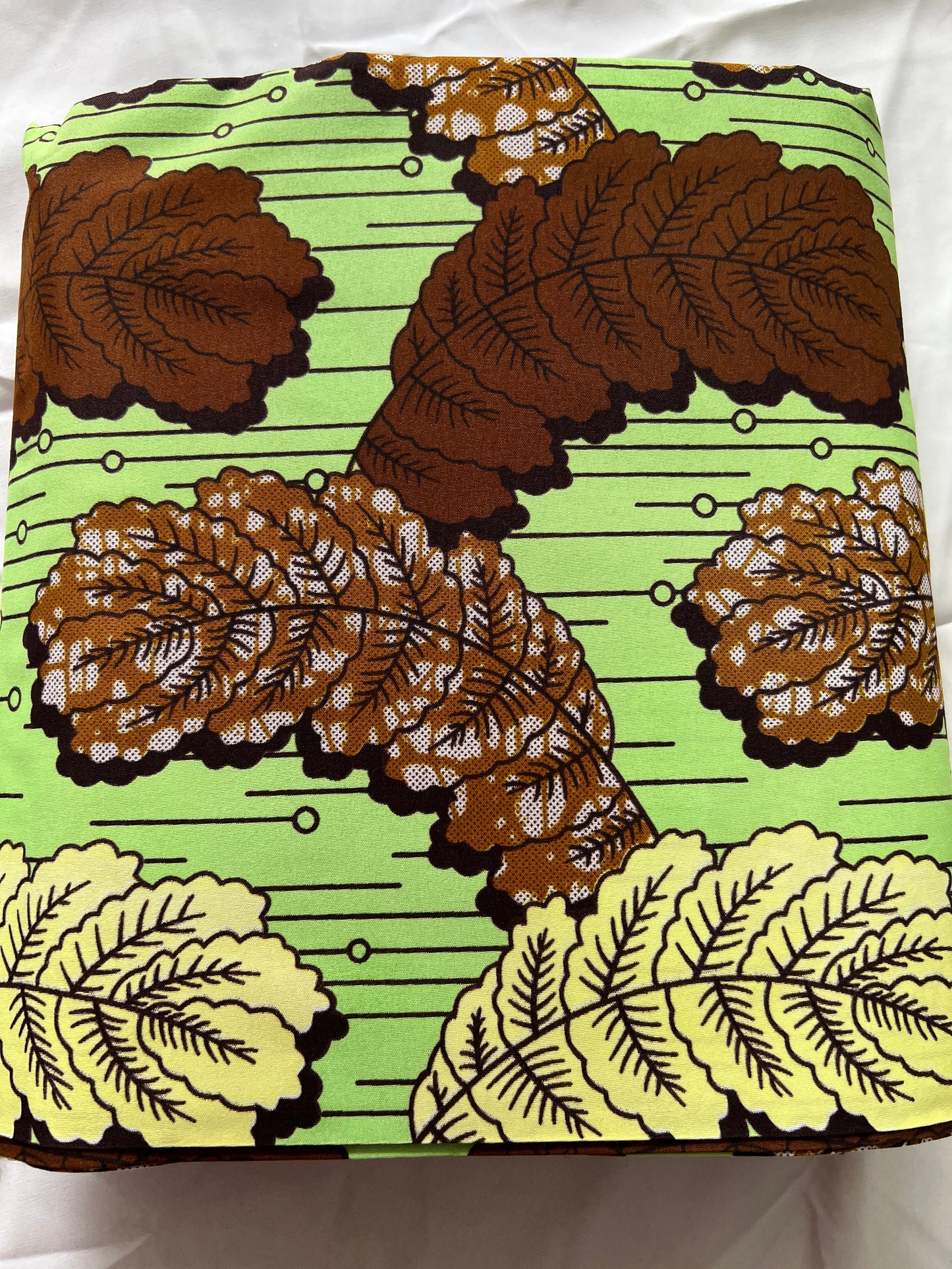 Polycotton African Fabric 6 Yards Soft Ankara Wax Print Material