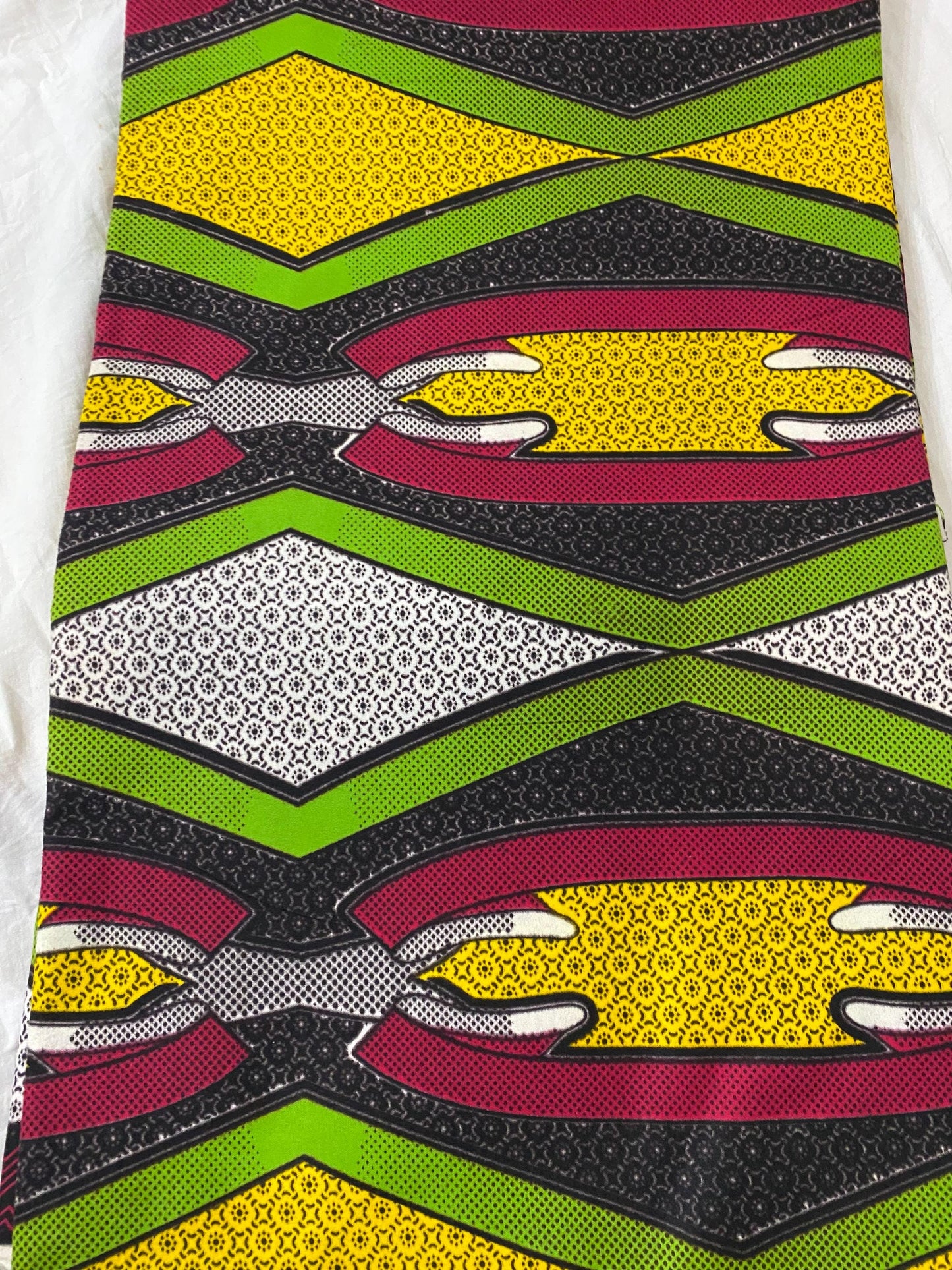 Polycotton African Fabric 6 Yards Soft Ankara Wax Print Material