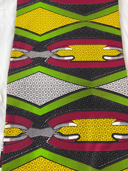 Polycotton African Fabric 6 Yards Soft Ankara Wax Print Material