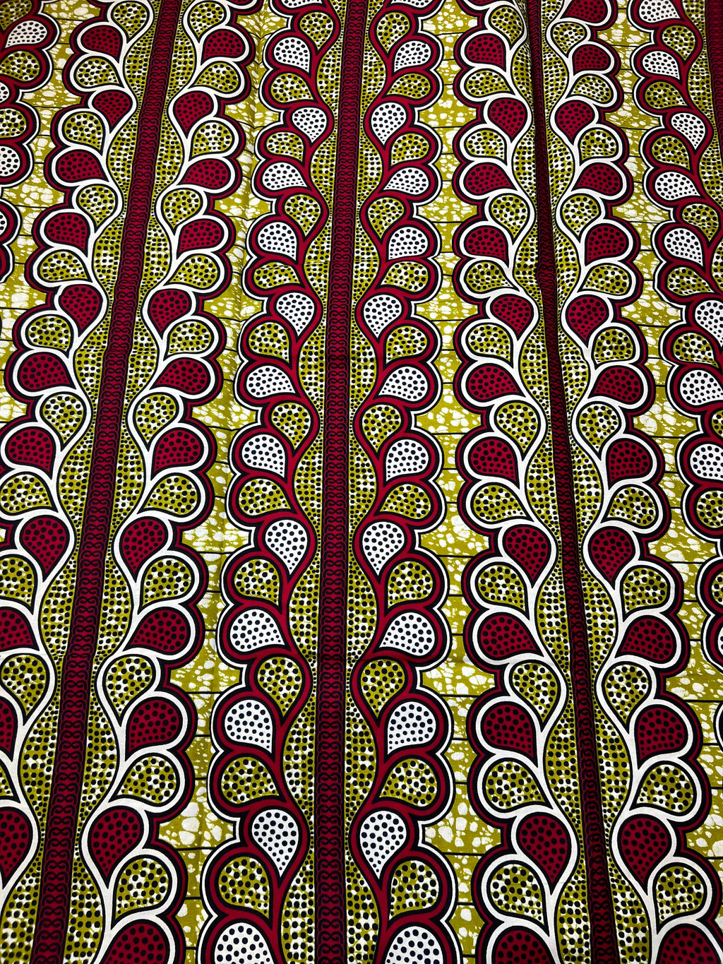 Ankara Fabric: Multi-Colored African Print Cotton, 6 Yards
