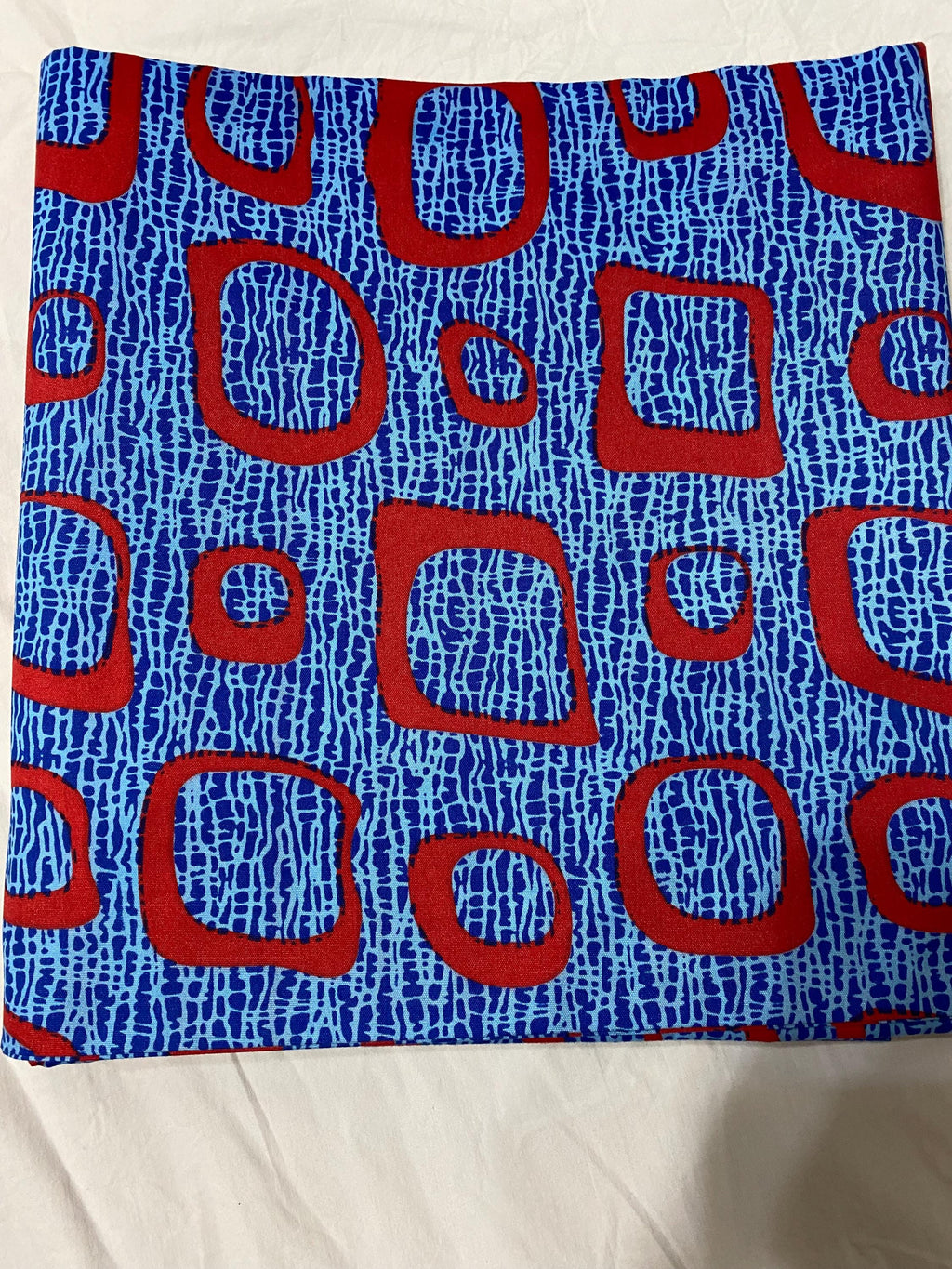 Colorful Ankara Fabric: African Print Polycotton, 6 Yards