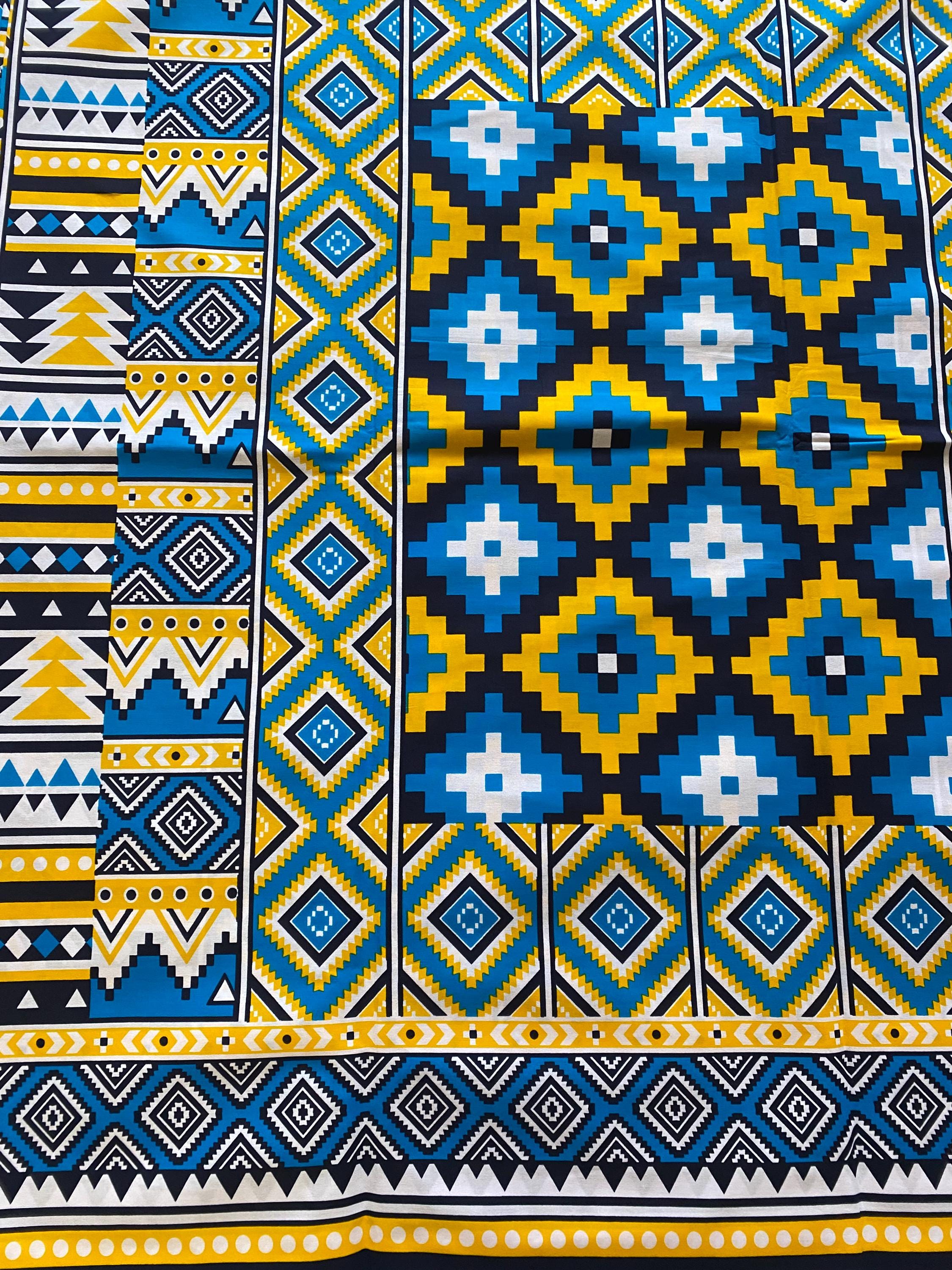 Kente Fabric 6 Yards African Kente Cloth