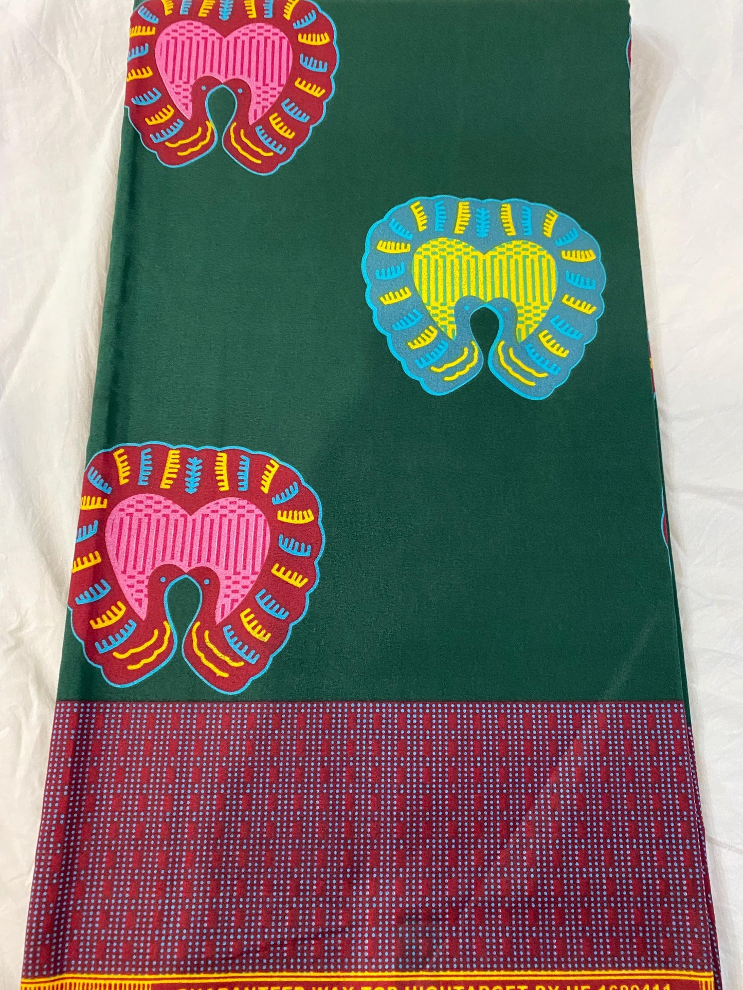 Polycotton African Fabric 6 Yards Soft Ankara Wax Print Material