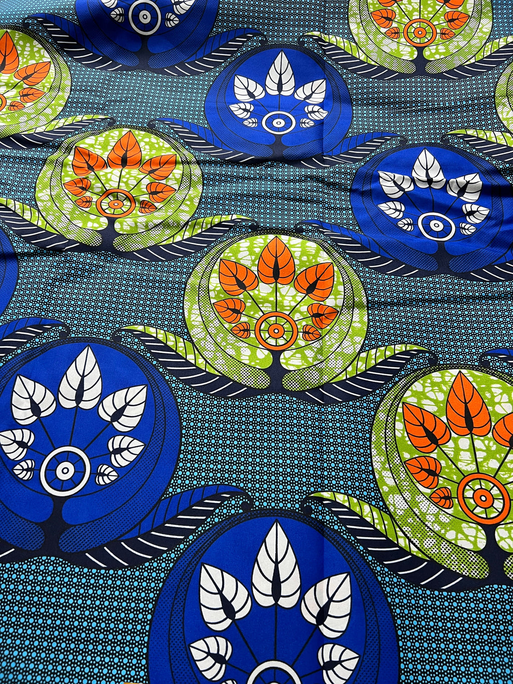 Polycotton African Fabric 6 Yards Soft Ankara Wax Print Material