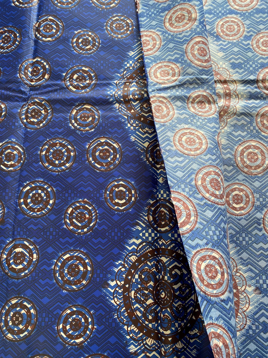 Polycotton African Fabric 6 Yards Soft Ankara Wax Print Material