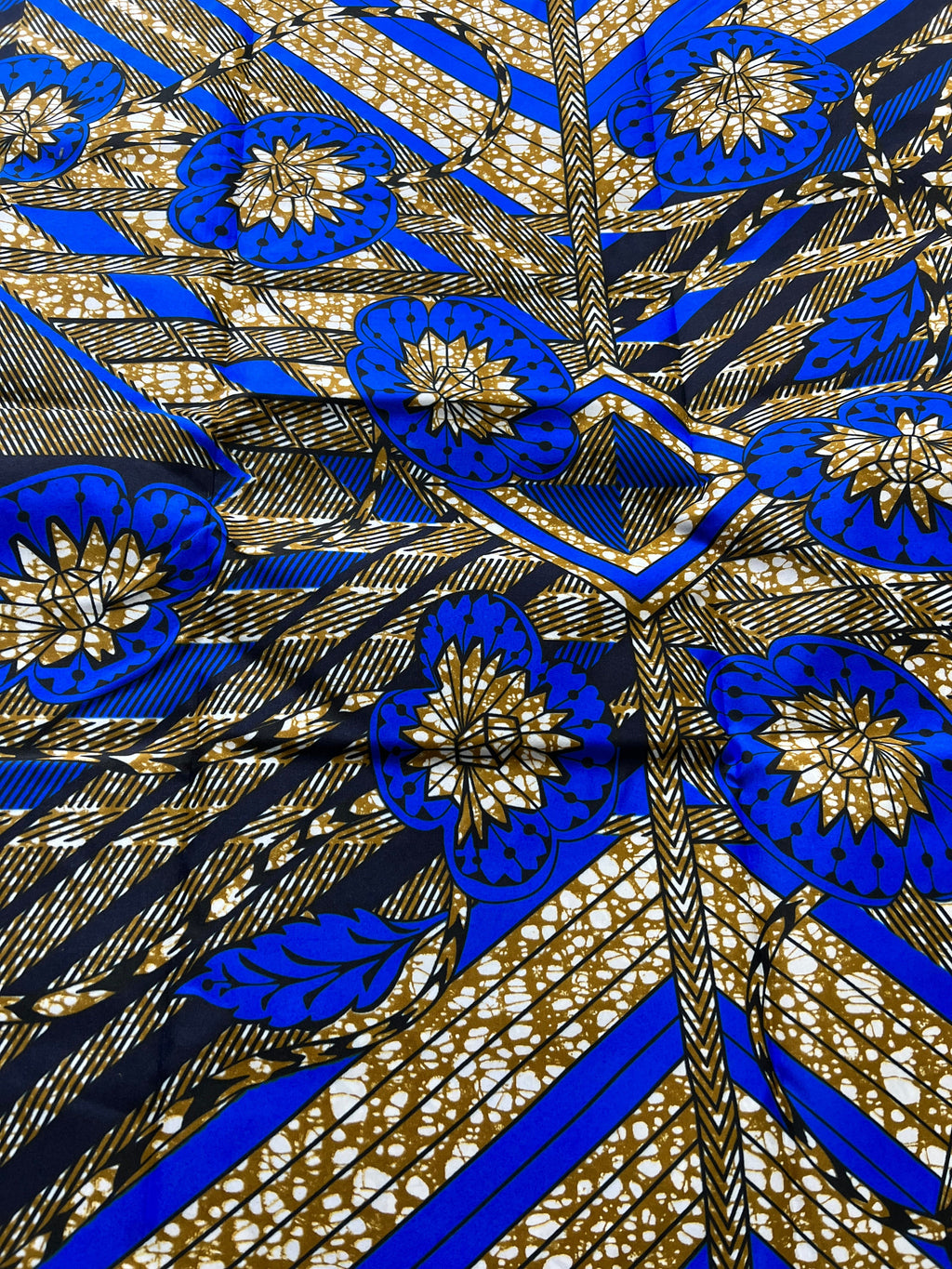 Polycotton African Fabric 6 Yards Soft Ankara Wax Print Material