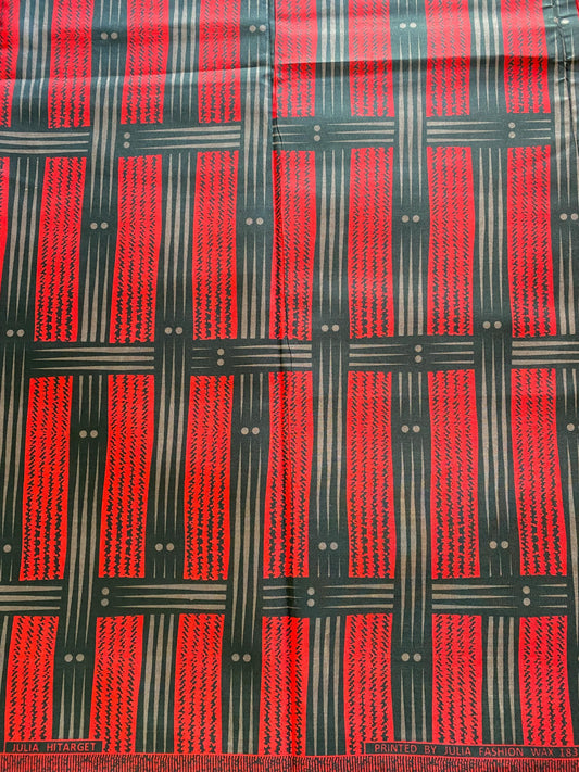 Polycotton African Fabric 6 Yards Soft Ankara Wax Print Material