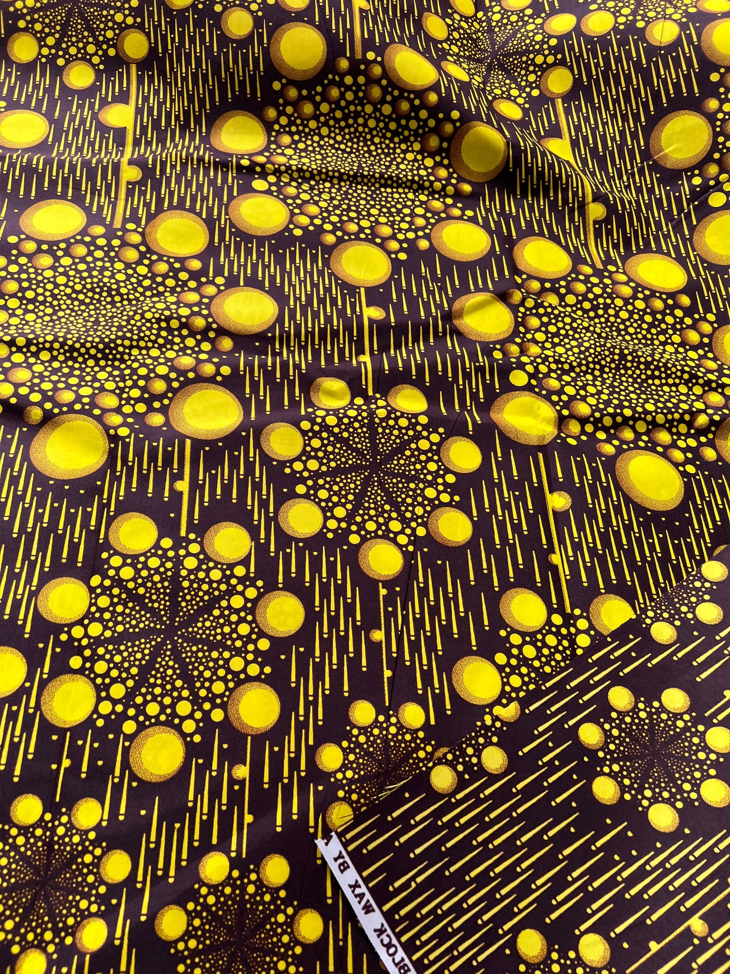 Polycotton African Fabric 6 Yards Soft Ankara Wax Print Material