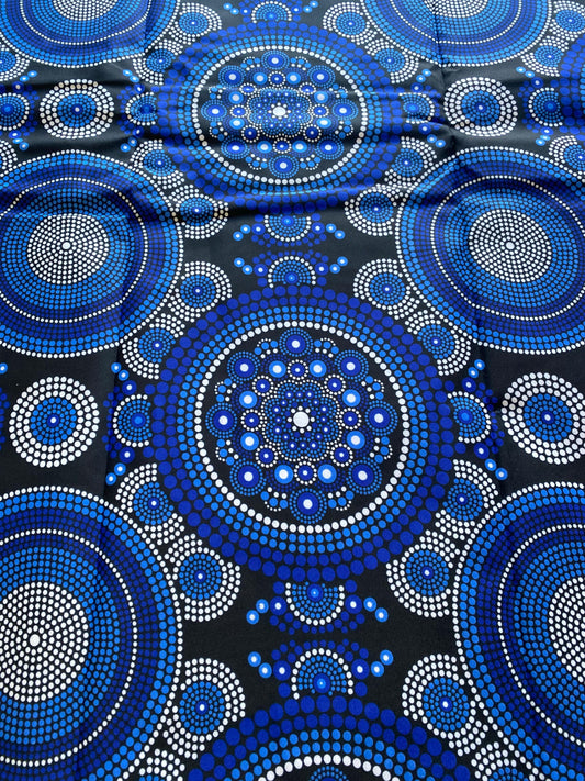 Polycotton African Fabric 6 Yards Soft Ankara Wax Print Material