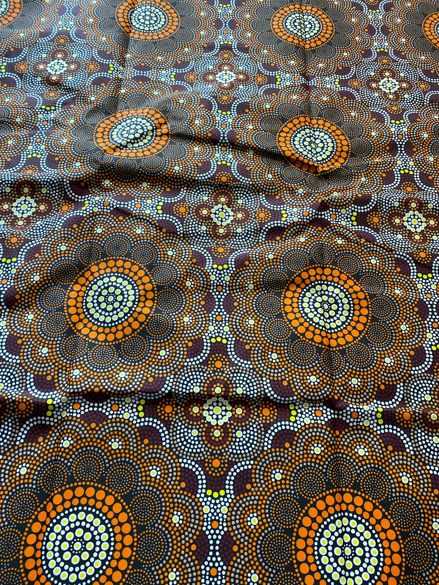 Polycotton African Fabric 6 Yards Soft Ankara Wax Print Material