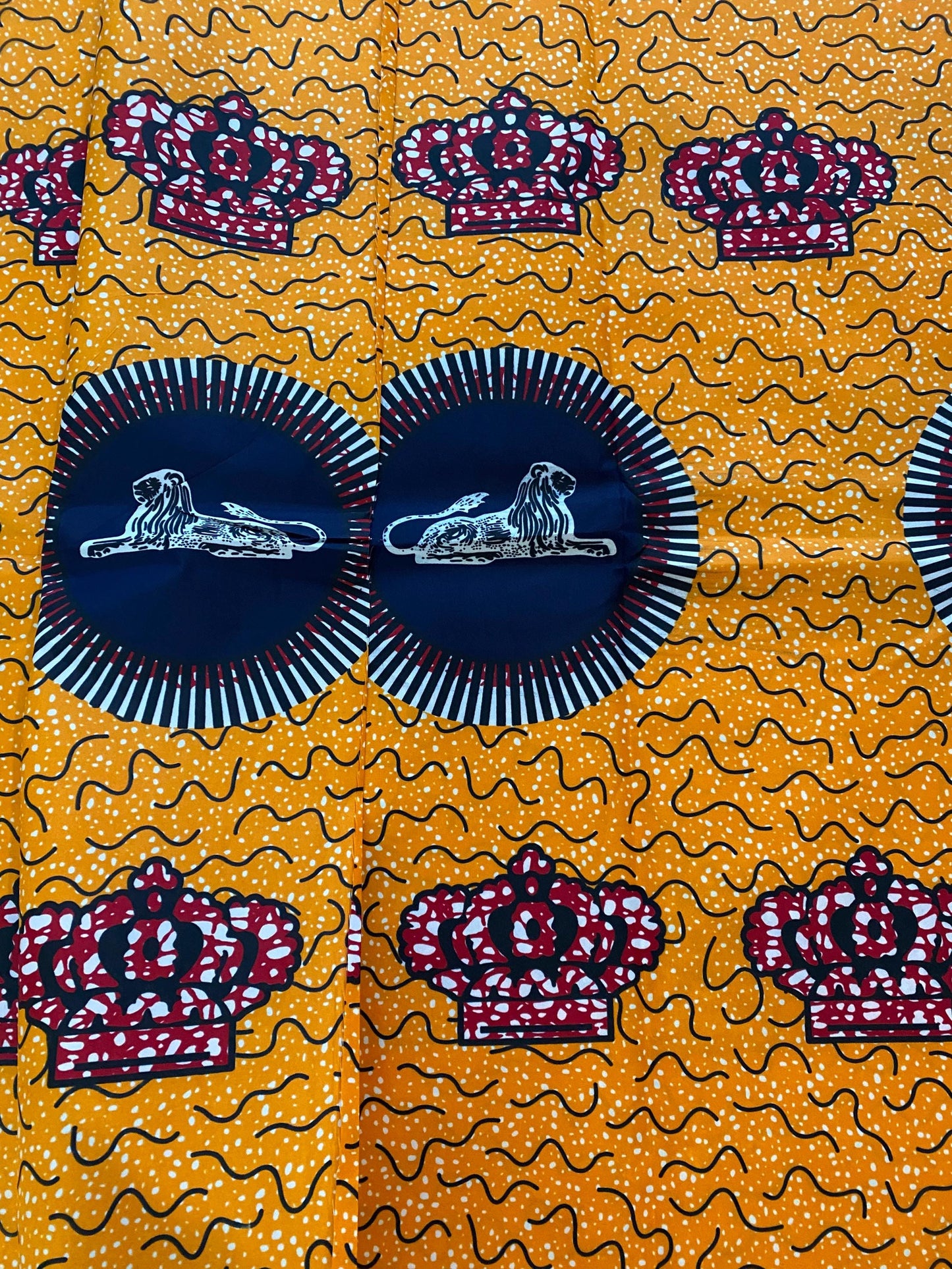 Polycotton African Fabric 6 Yards Soft Ankara Wax Print Material