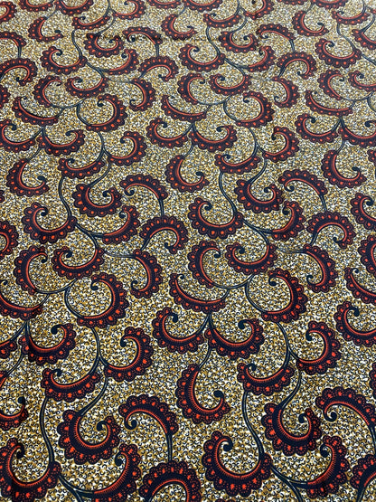 Polycotton African Fabric 6 Yards Soft Ankara Wax Print Material