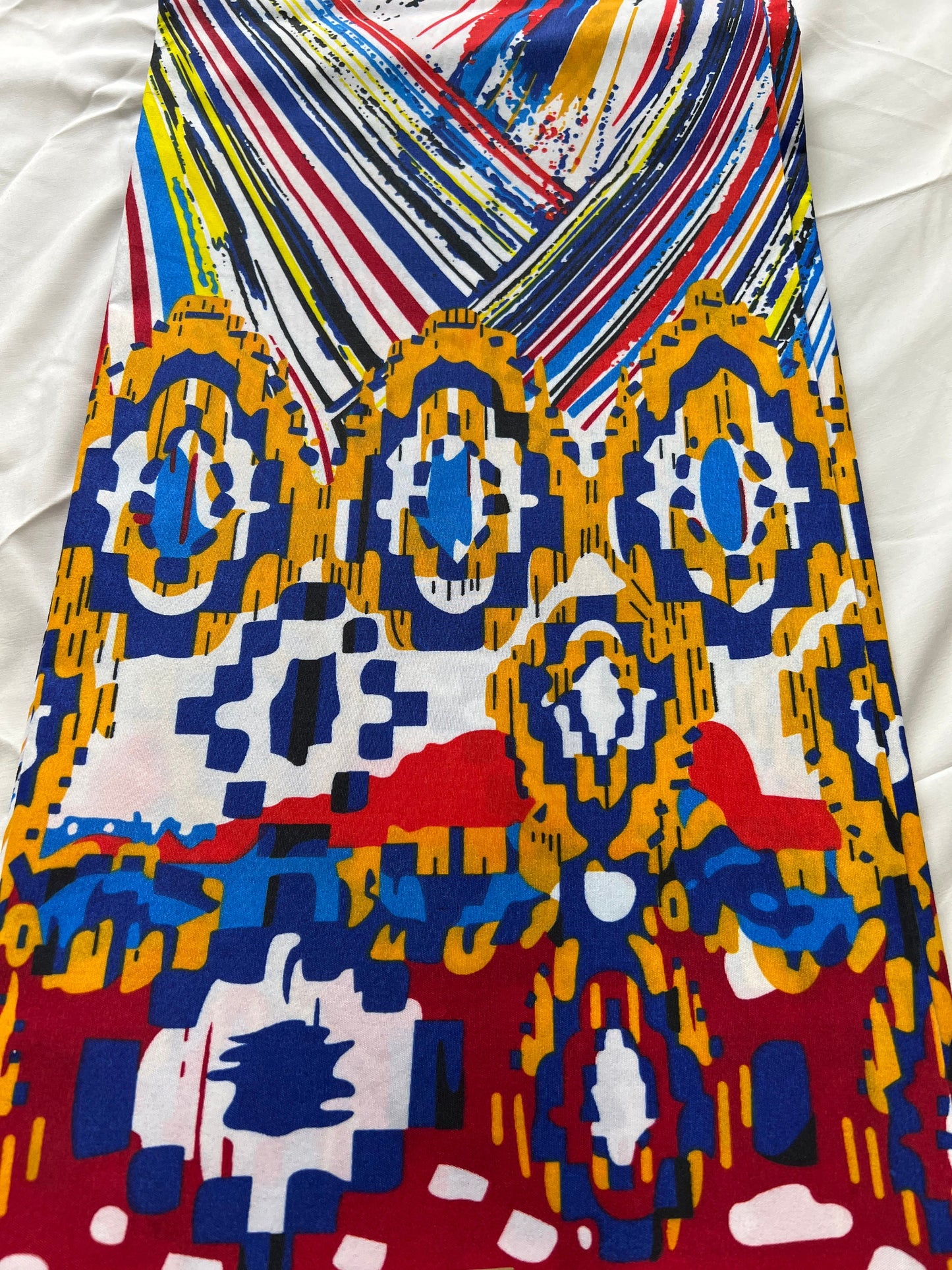 Polycotton African Fabric 6 Yards Soft Ankara Wax Print Material