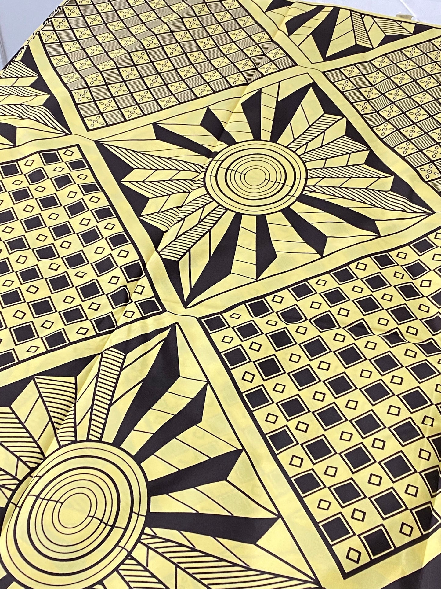 Polycotton African Fabric 6 Yards Soft Ankara Wax Print Material