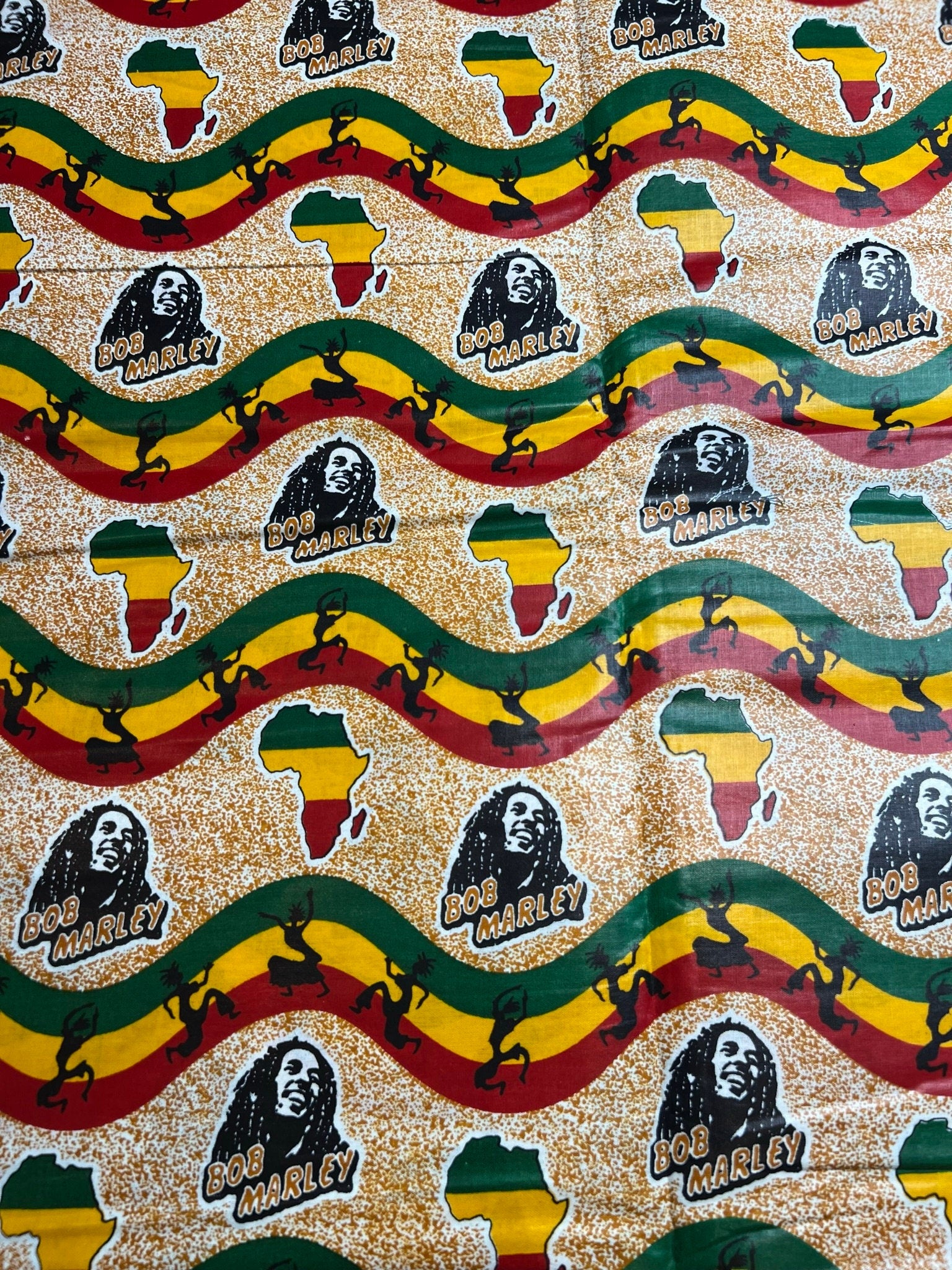 Mud Print Fabric 6 Yards African Tribal Wax Print Cloth