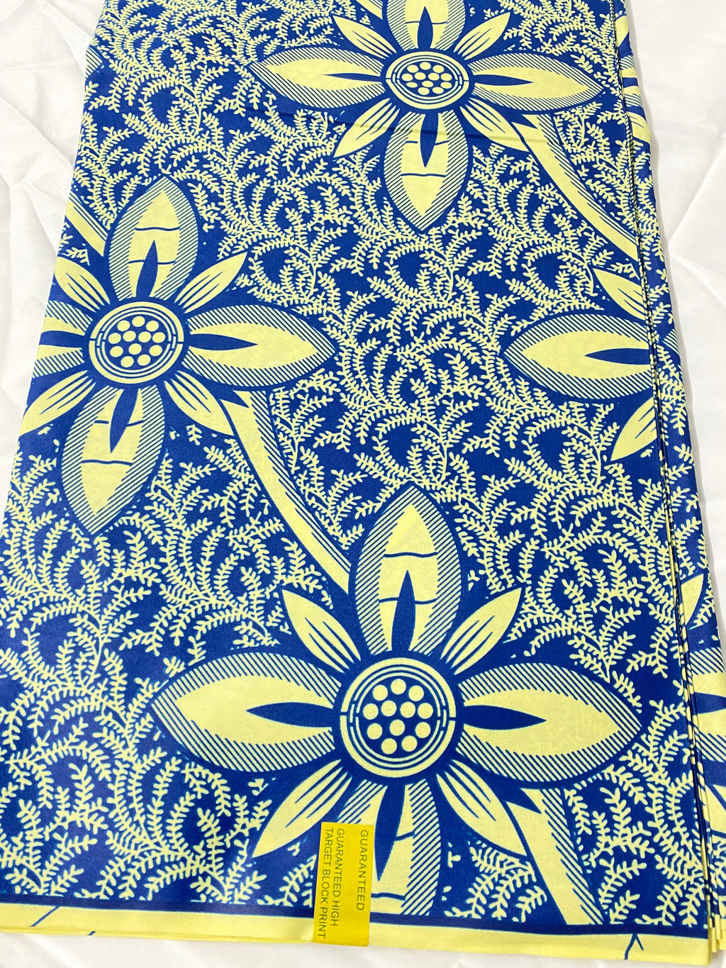 Polycotton African Fabric 6 Yards Soft Ankara Wax Print Material
