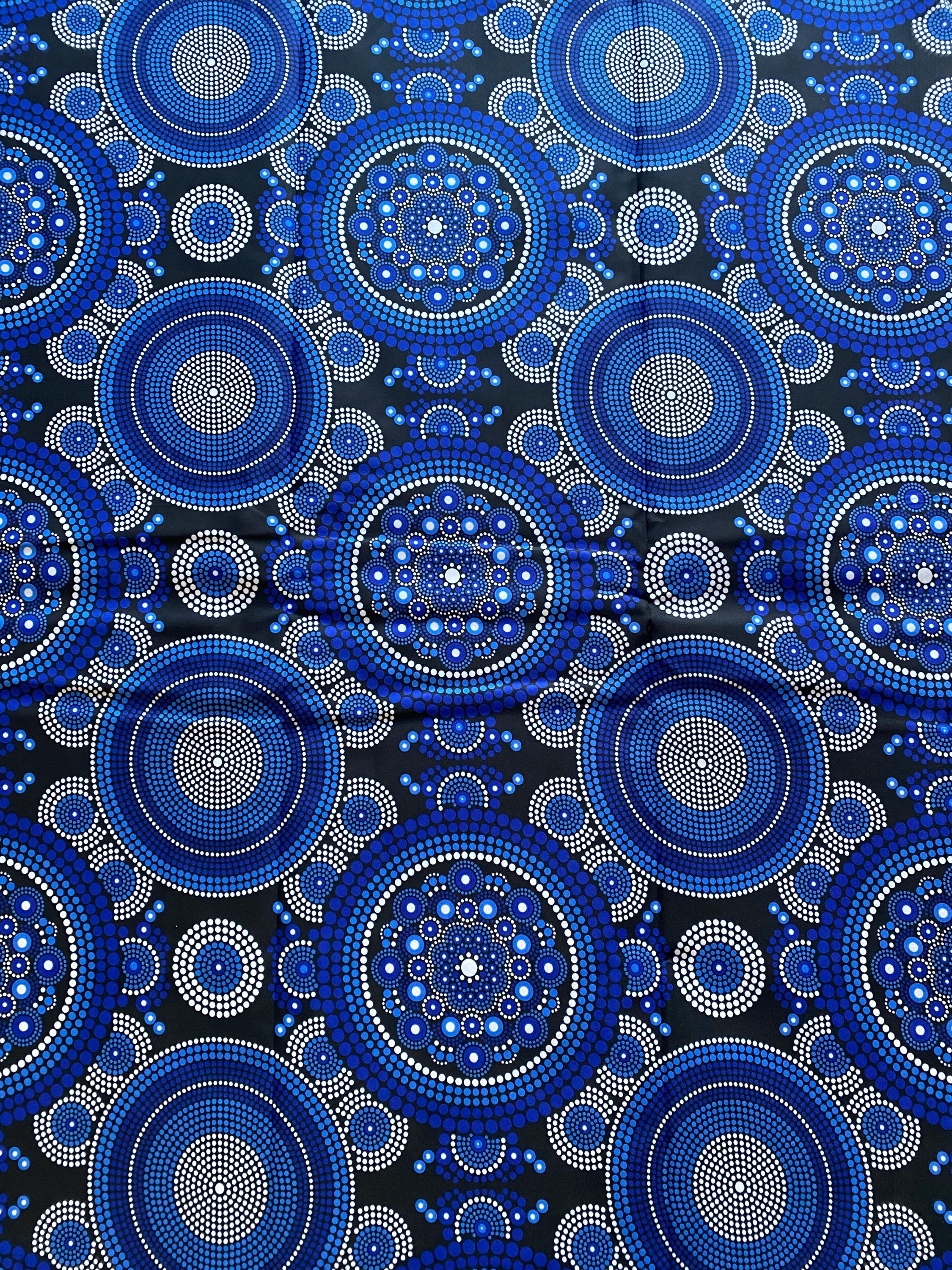 Polycotton African Fabric 6 Yards Soft Ankara Wax Print Material