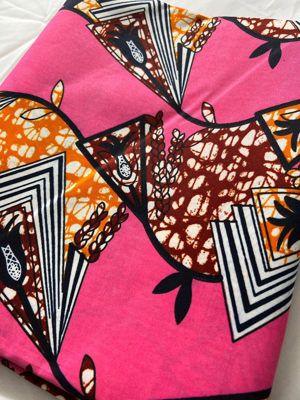 Polycotton African Fabric 6 Yards Soft Ankara Wax Print Material