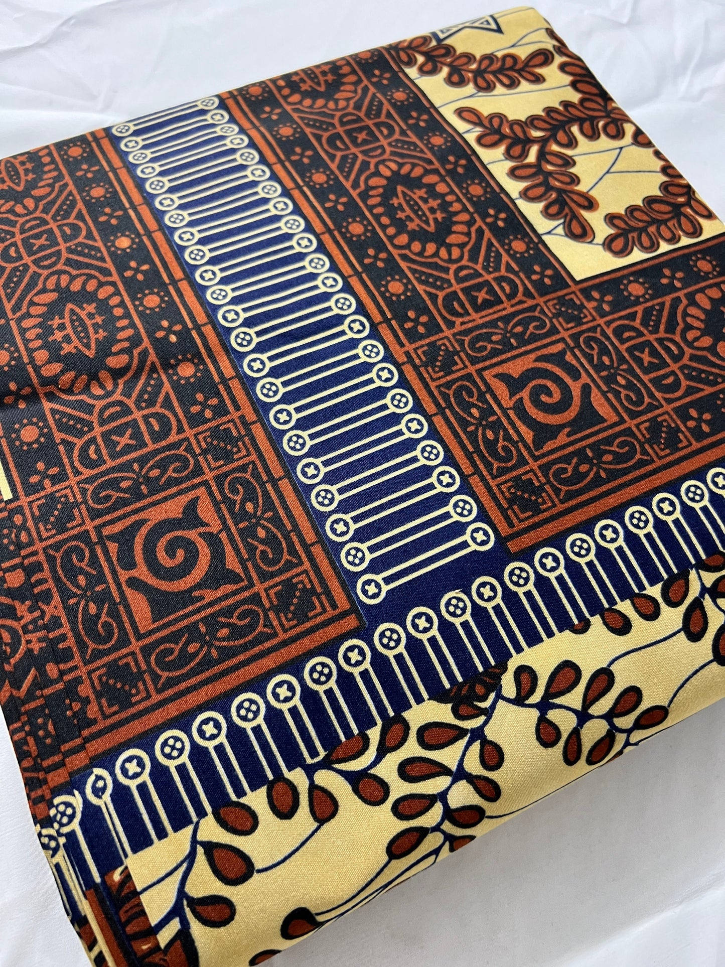 Polycotton African Fabric 6 Yards Soft Ankara Wax Print Material