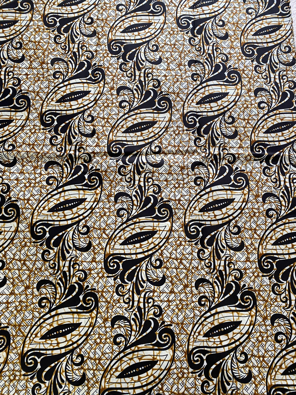 Polycotton African Fabric 6 Yards Soft Ankara Wax Print Material