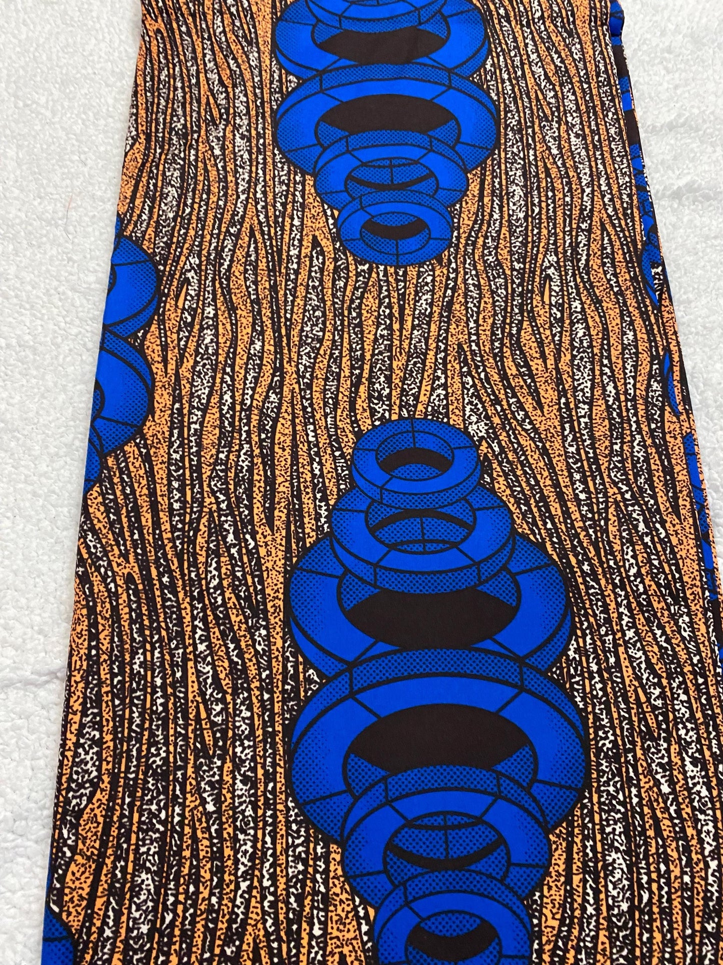 Polycotton African Fabric 6 Yards Soft Ankara Wax Print Material