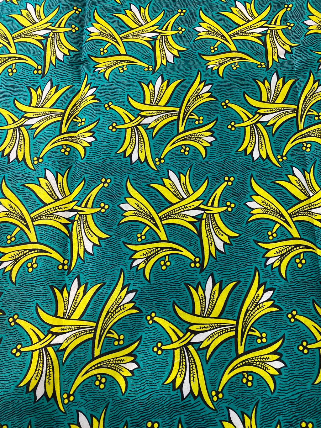 Colorful Ankara Fabric: African Print Polycotton, 6 Yards