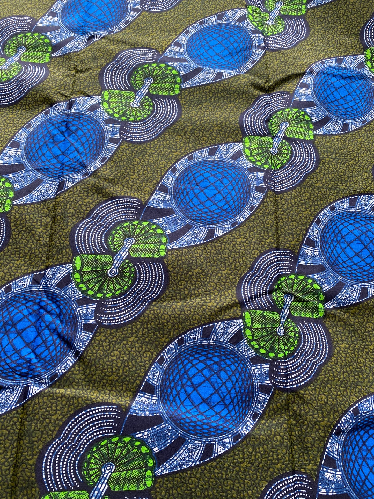 Polycotton African Fabric 6 Yards Soft Ankara Wax Print Material