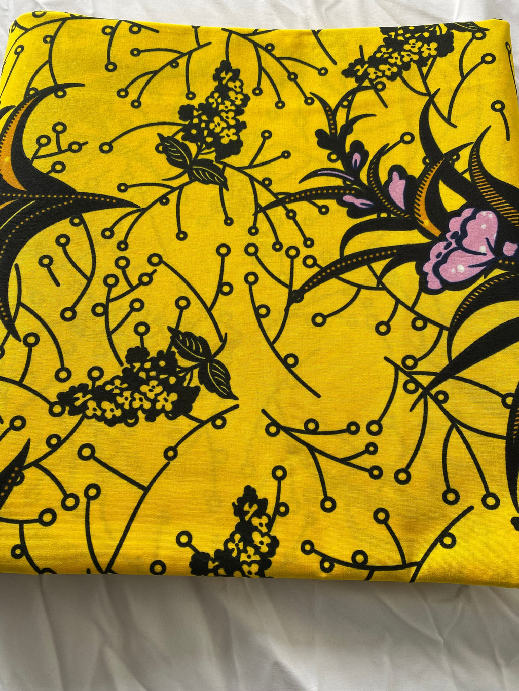 Bold Ankara African Print Fabric: 6 Yards 100% Cotton Wax Print