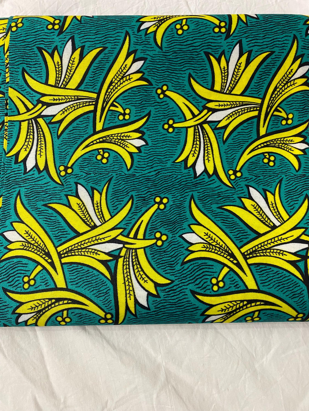 Colorful Ankara Fabric: African Print Polycotton, 6 Yards