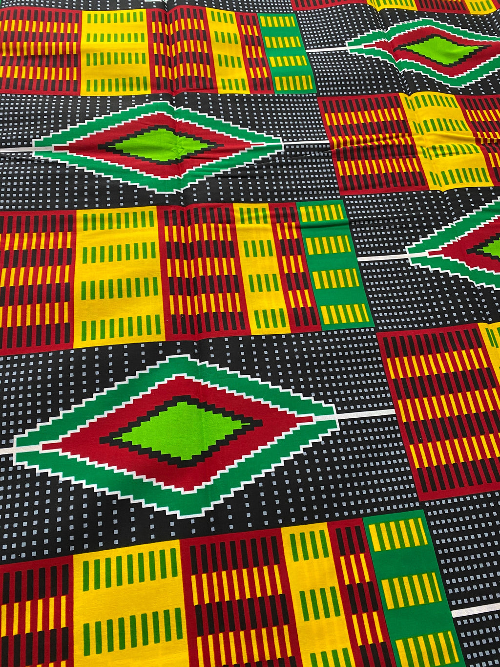 Genuine Kente top supreme wax African fabric.