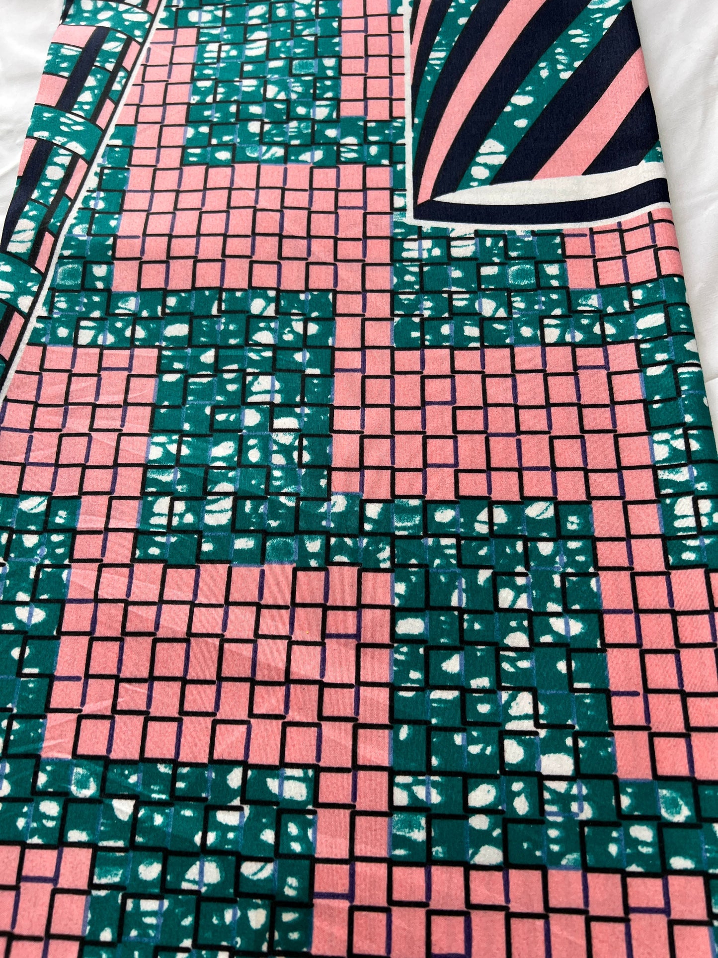 Polycotton African Fabric 6 Yards Soft Ankara Wax Print Material