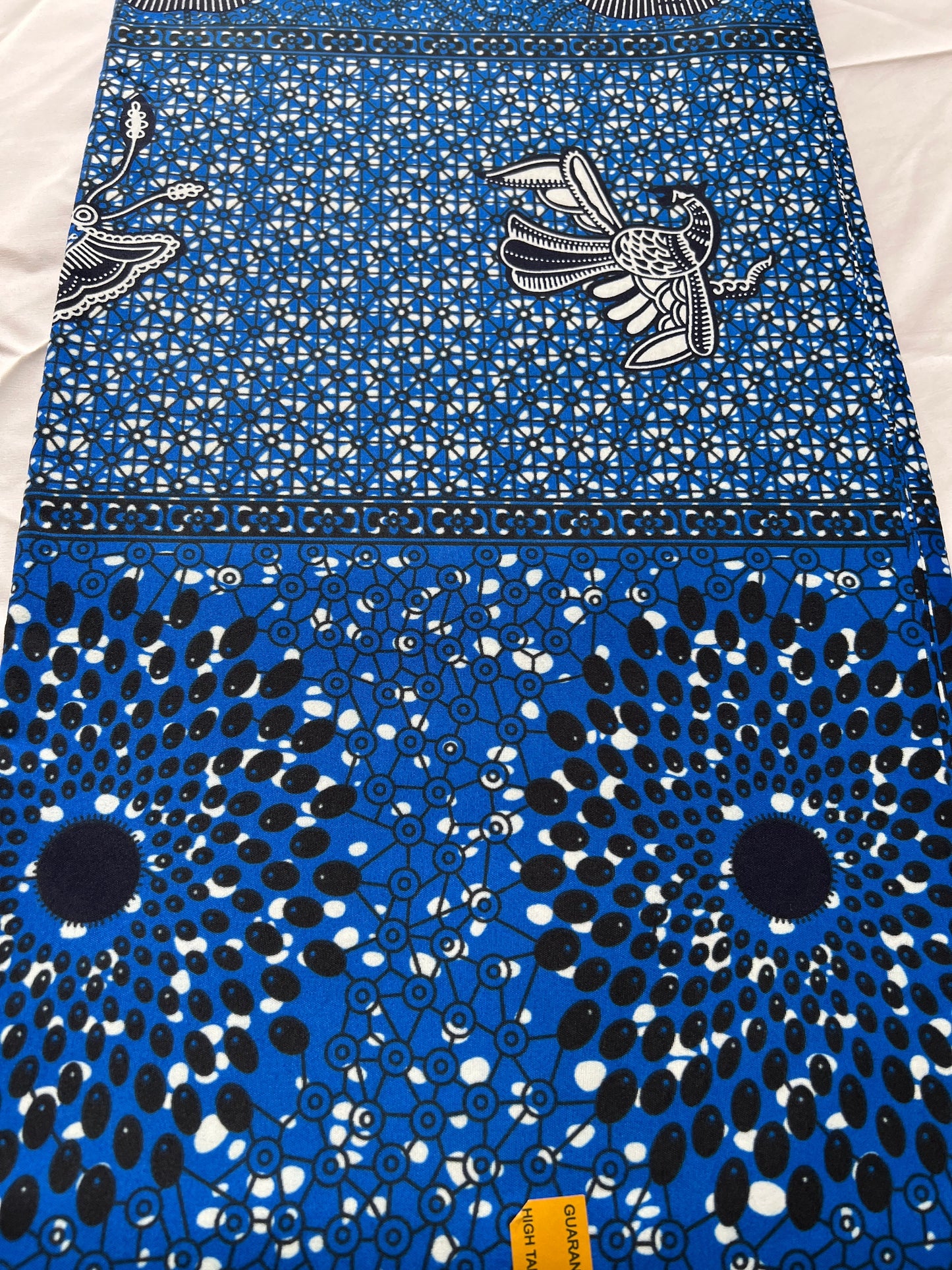 Polycotton African Fabric 6 Yards Soft Ankara Wax Print Material