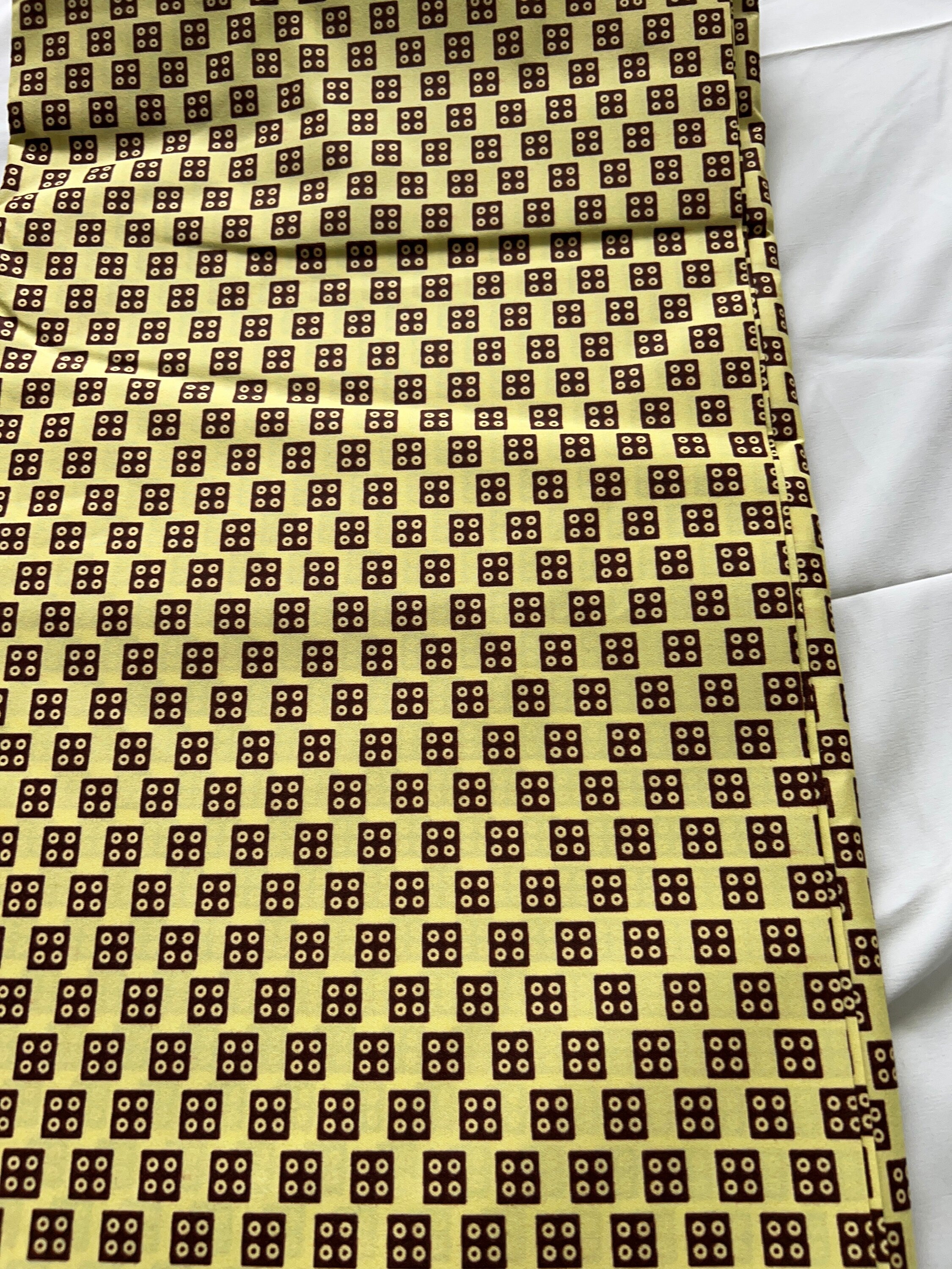 Polycotton African Fabric 6 Yards Soft Ankara Wax Print Material