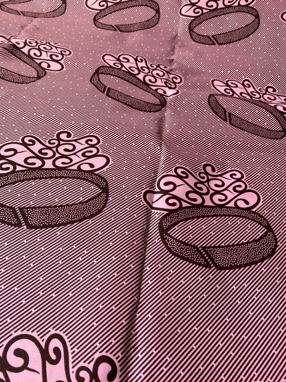 Polycotton African Fabric 6 Yards Soft Ankara Wax Print Material