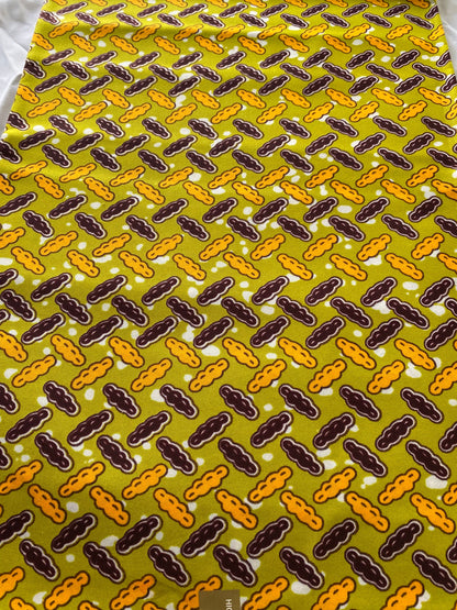 Polycotton African Fabric 6 Yards Soft Ankara Wax Print Material