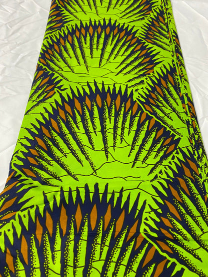 Polycotton African Fabric 6 Yards Soft Ankara Wax Print Material
