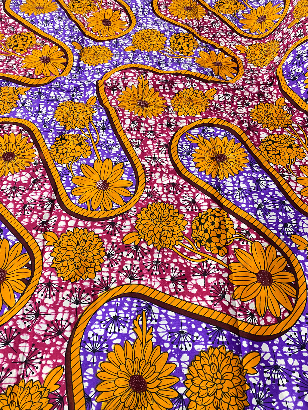 Polycotton African Fabric 6 Yards Soft Ankara Wax Print Material