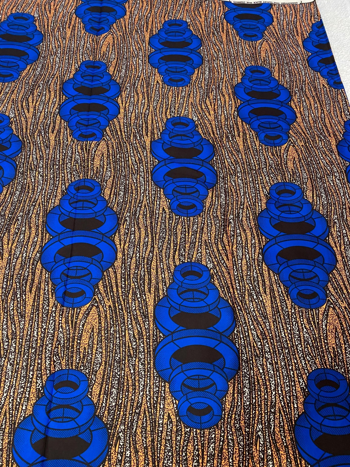 Polycotton African Fabric 6 Yards Soft Ankara Wax Print Material