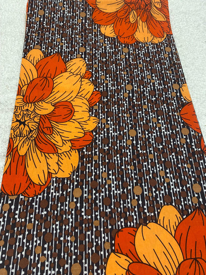 Polycotton African Fabric 6 Yards Soft Ankara Wax Print Material