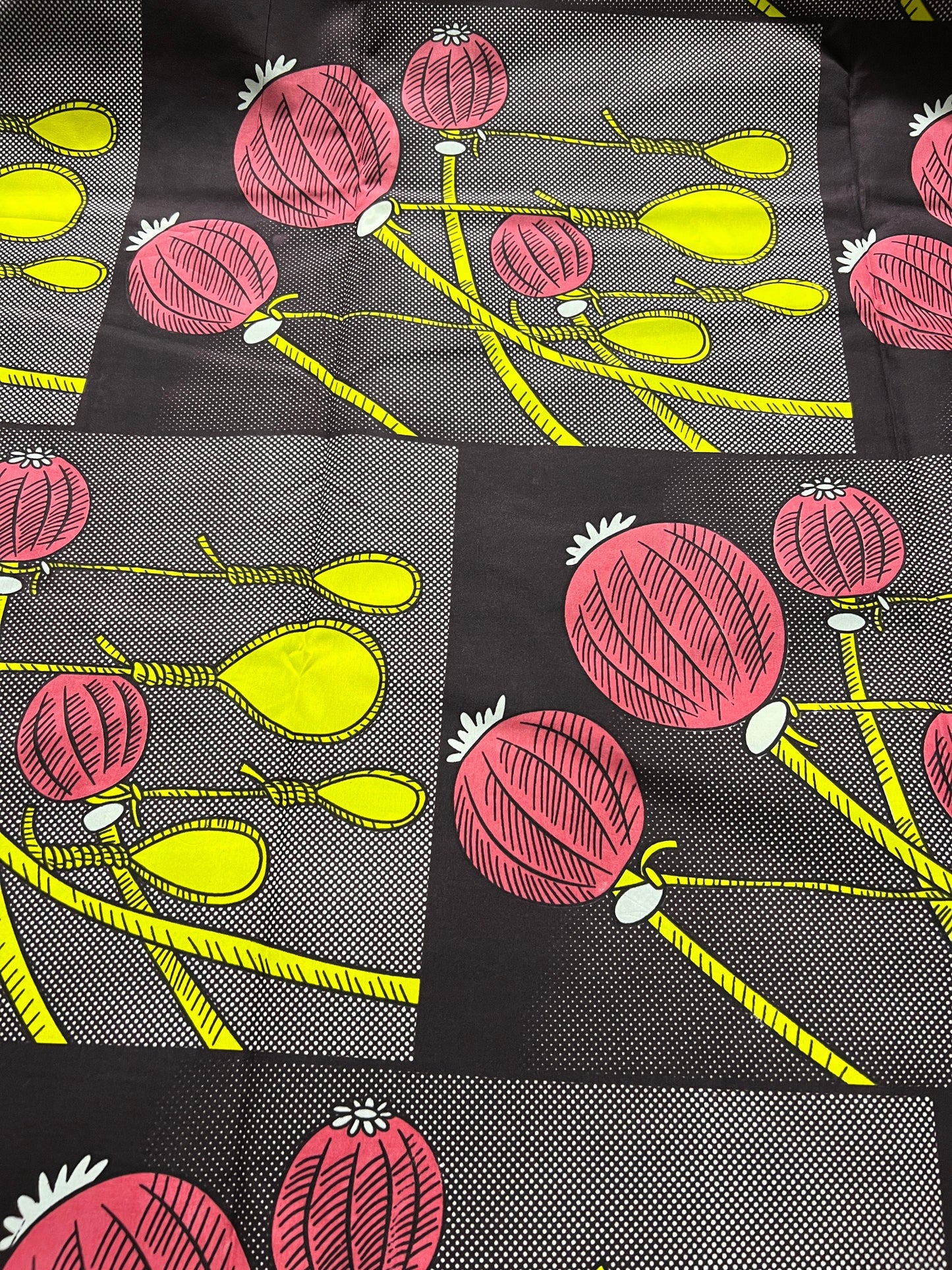 Polycotton African Fabric 6 Yards Soft Ankara Wax Print Material