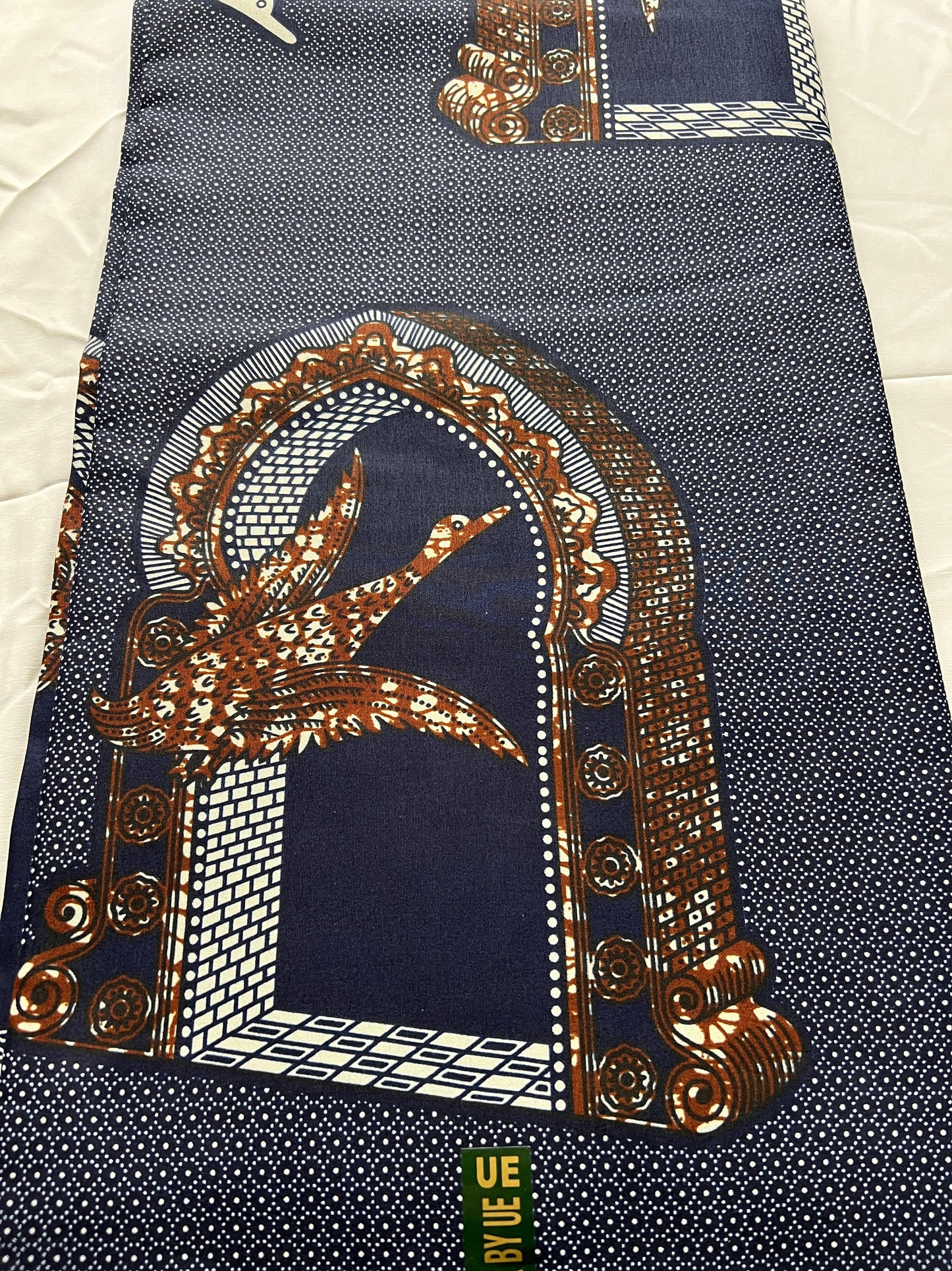 Polycotton African Fabric 6 Yards Soft Ankara Wax Print Material