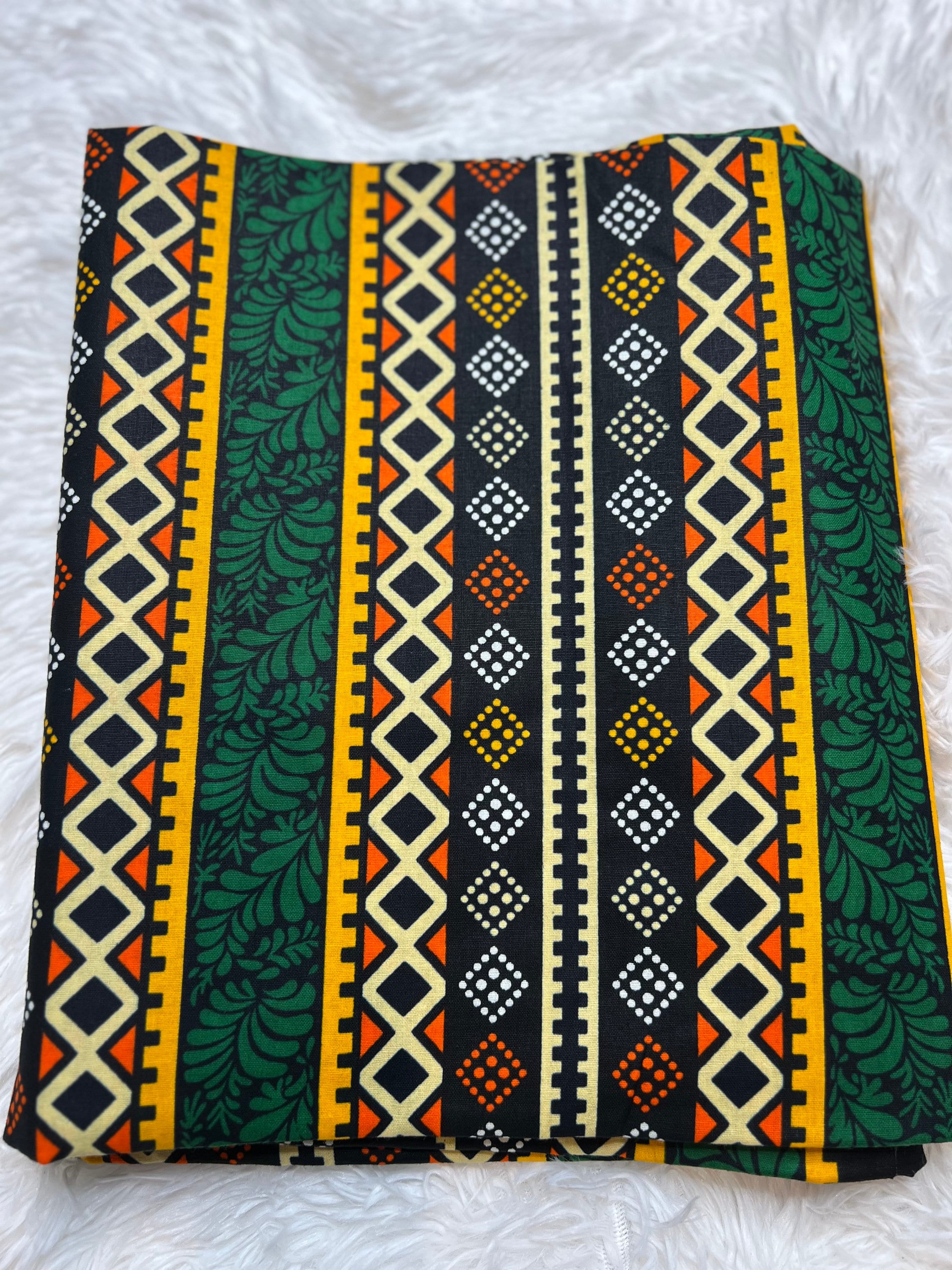 6 Yards 100% Cotton Ankara Wax Print Fabric African Print for Dressmaking, Quilting & Home Décor