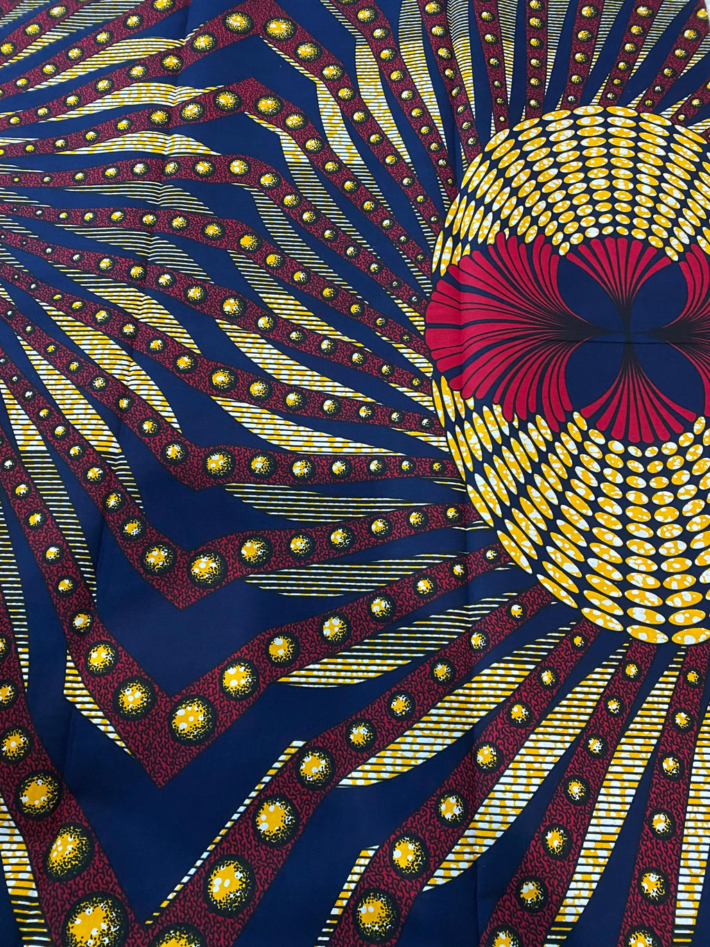 6 Yards 100% Cotton Ankara Wax Print Fabric African Print for Dressmaking, Quilting & Home Décor