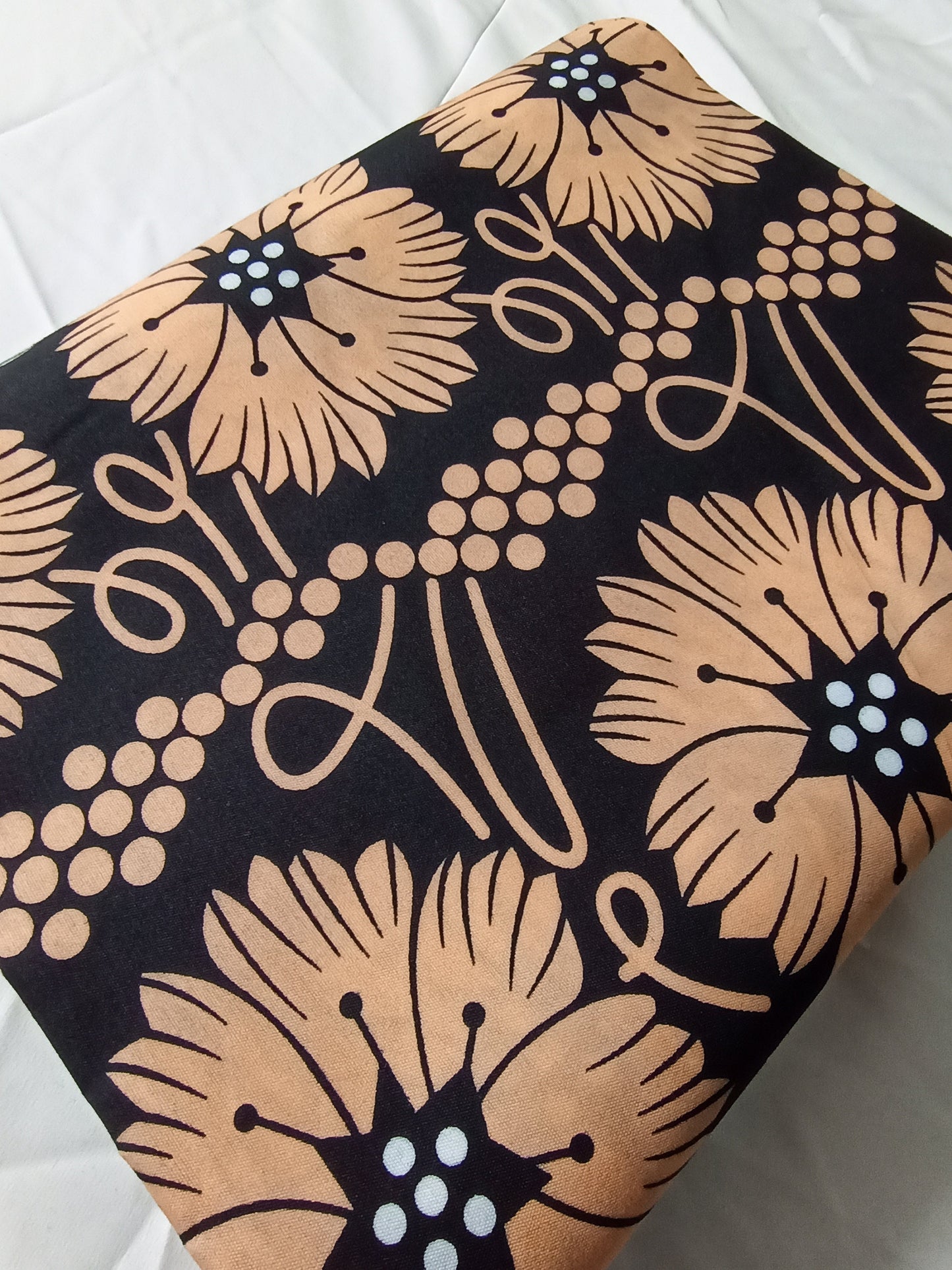 Polycotton African Fabric 6 Yards Soft Ankara Wax Print Material