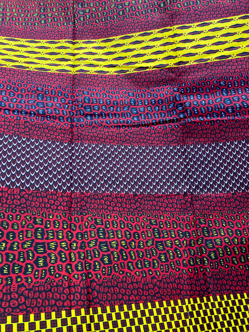Polycotton African Fabric 6 Yards Soft Ankara Wax Print Material