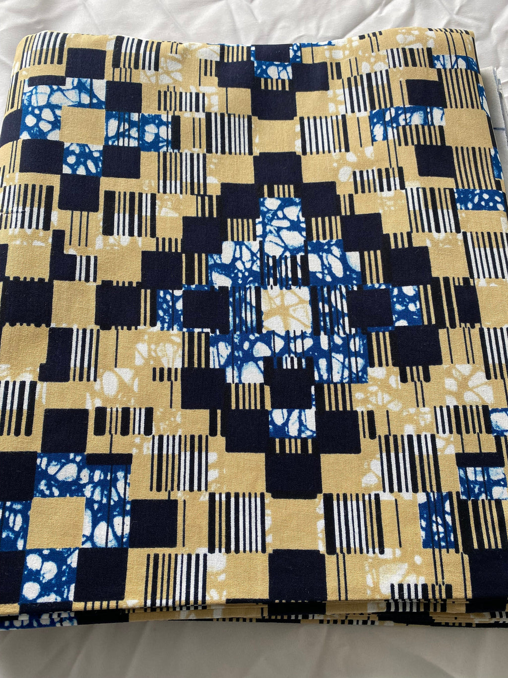 6 Yards 100% Cotton Ankara Wax Print Fabric African Print for Dressmaking, Quilting & Home Décor