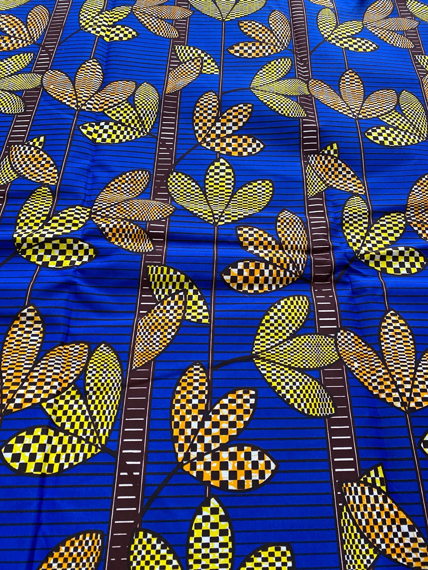 Polycotton African Fabric 6 Yards Soft Ankara Wax Print Material